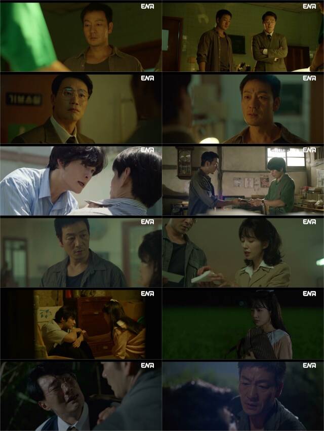 ENA 월화드라마 '허수아비'가 2주 연속 시청률 상승세를 기록하며 매 회 자체 최고 시청률을 경신 중이다. /ENA 방송화면 캡처