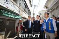  정원오, 장위동 주택재개발구역 현장 방문 [TF사진관]