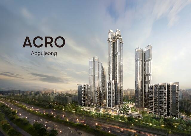 DL이앤씨는 압구정5구역의 총 공사 기간을 57개월로 제시했다. 사진은 아크로 압구정. /DL이앤씨