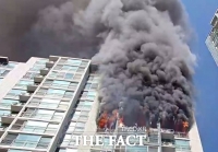  의왕 아파트 14층 불, 부부 2명 사망·6명 경상…원인 조사 중