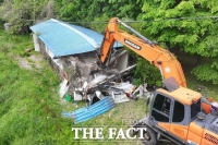  광주시 광산구, 영산강 불법 점용 시설 강제 철거