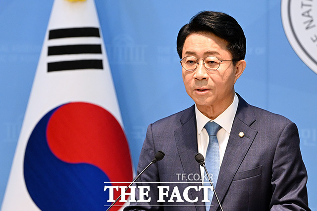 국회의장 출마 선언하는 조정식 더불어민주당 의원.