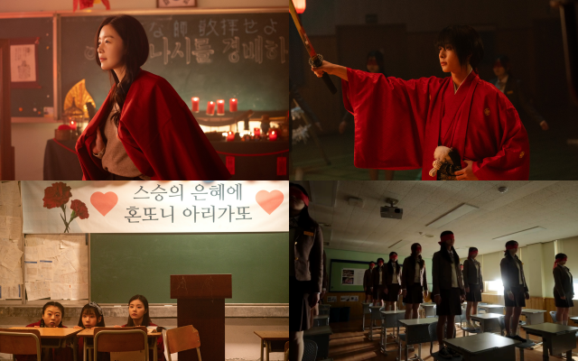 '교생실습'은 '아메바 소녀들과 학교괴담: 개교기념일'(2024)을 연출한 김민하 감독의 신작이자 제29회 부천국제판타스틱영화제에서 작품상과 배우상을 받으며 개봉 전부터 관심을 모으고 있다. /㈜스튜디오 산타클로스엔터테인먼트