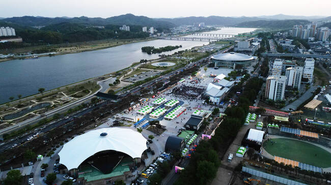 차전장군 노국공주 축제 공연장 모습 /안동시