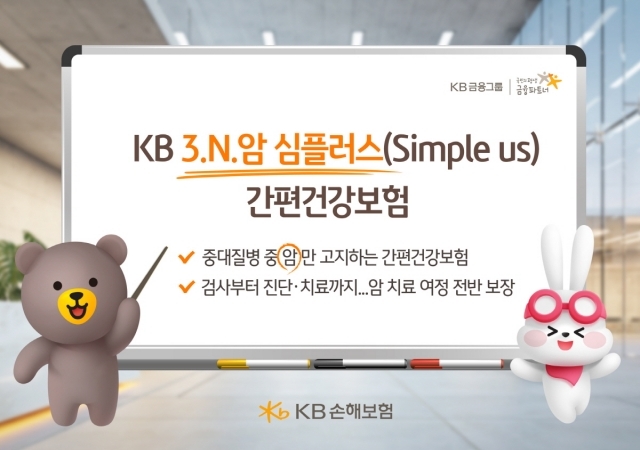 KB손해보험이 암 관련 고지만으로 가입 가능한 신상품을 공개했다. /KB손해보험