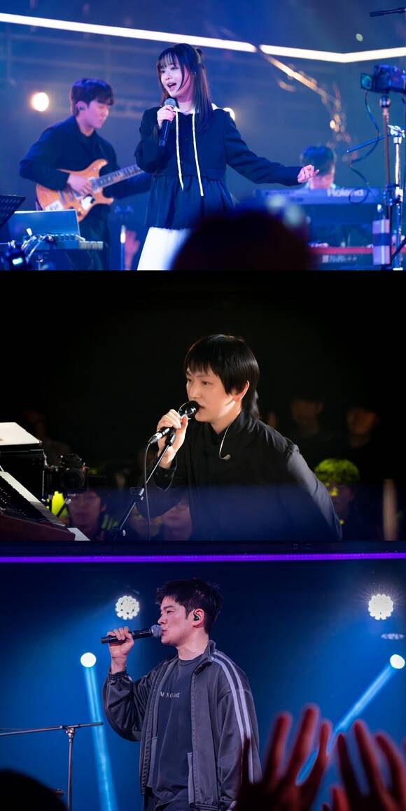 가수 한로로 실리카겔 장기하(위부터)가 출연한 '스페이스 공감' 라이브 무대 '홈커밍데이'가 6일 방송된다./EBS