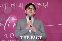  조수미 세계 무대 데뷔 40주년 기자간담회, 인사말 하는 이성수 CAO [포토]