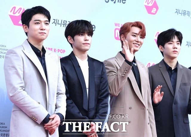 밴드 데이식스의 성진 원필 영케이 도운(왼쪽부터)는 JYP엔터테인먼트 사내 레이블 스튜디오J 소속으로 독자적인 음악 활동을 이어오고 있다./더팩트DB