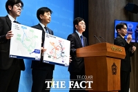  교통 공약 발표하는 정원오 서울시장 후보 [포토]