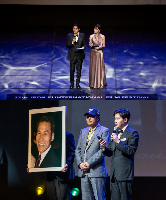 제27회 전주국제영화제는 우리는 늘 선을 넘지라는 슬로건을 내걸고 54개국에서 출품된 237편(국내 96편·해외 140편)을 5개 극장 속 21개 상영관을 통해 관객들에게 선보였다. /전주국제영화제