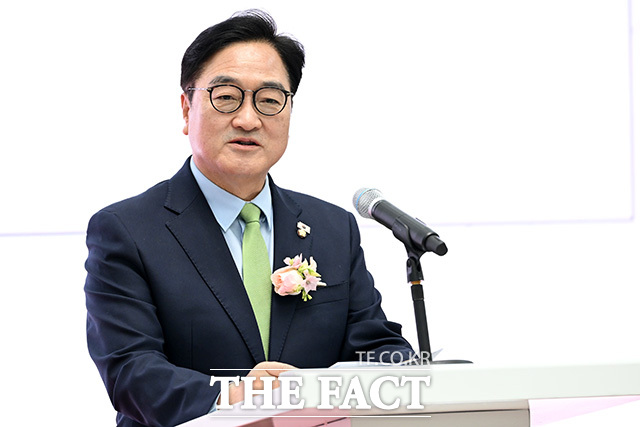 우원식 국회의장이 5박 7일 일정으로 네덜란드와 케냐 순방길에 오른다. 사진은 지난 4월 30일 서울 여의도 국회 박물관에서 열린 국회기록원 개원식에 참석한 모습. /남용희 기자