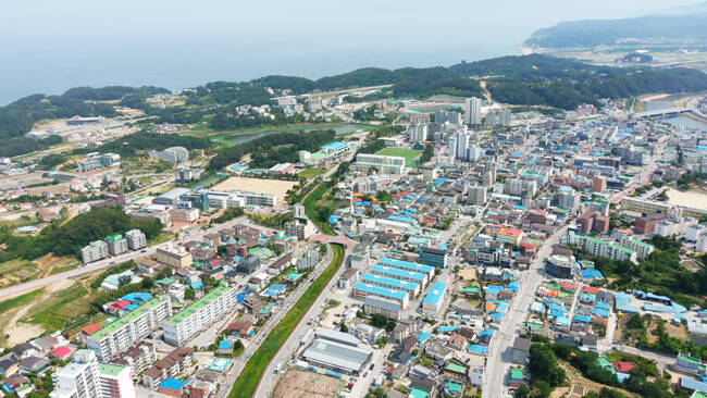 울진군 울진읍 전경 /울진군