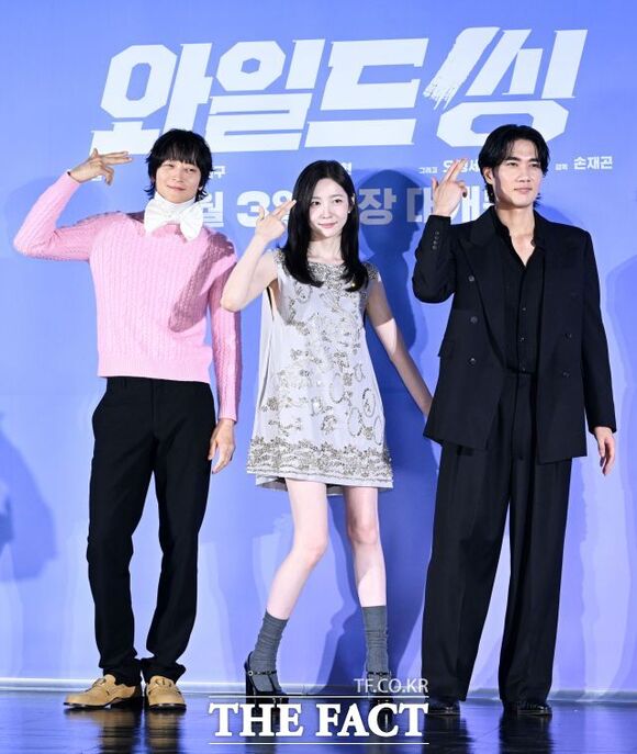 배우 강동원 박지현 엄태구(왼쪽부터)가 영화 '와일드 씽'으로 뭉친다. /서예원 기자
