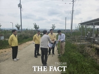  아산시, 우기 앞두고 재해복구사업 현장 점검