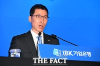  장민영 IBK기업은행장, 취임 100일 기념 기자간담회 [TF사진관]