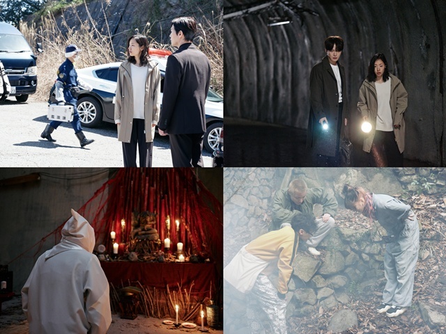 가수 겸 배우 김재중은 영화 '신사: 악귀의 속삭임'에서 주인공 명진으로 분한다. /㈜로아앤코홀딩스