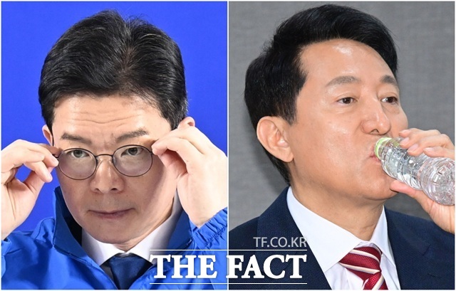 6·3 지방선거 후보 등록과 함께 본격적인 선거 레이스가 시작되면서 오세훈 국민의힘 서울시장 후보와 정원오 더불어민주당 서울시장 후보의 신경전이 한층 거세지고 있다. /서예원 기자