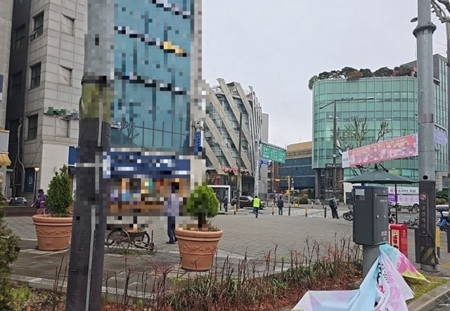 서울시는 지난 4일부터 내달 2일까지 '불법광고물 일제 점검·정비'를 추진하고 있고 14일 밝혔다. /서울시
