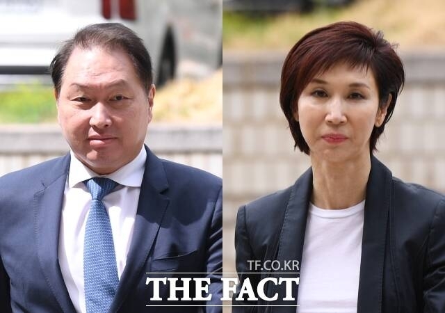 최태원 SK그룹 회장과 노소영 아트센터 나비 관장이 재산분할 논의를 위해 내달 중순 법정에서 대면한다./이새롬 기자