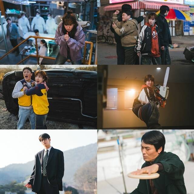 배우 박은빈 차은우 최대훈 임성재가 넷플릭스 오리지널 시리즈 원더풀스에서 초능력자 4인방으로 변신했다. /넷플릭스