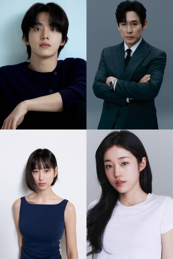 배우 원규빈 설경구 노윤서 류혜영(왼쪽 위부터 시계방향)은 무빙 시즌2에서 새로운 얼굴로 활약할 예정이다. /각 소속사