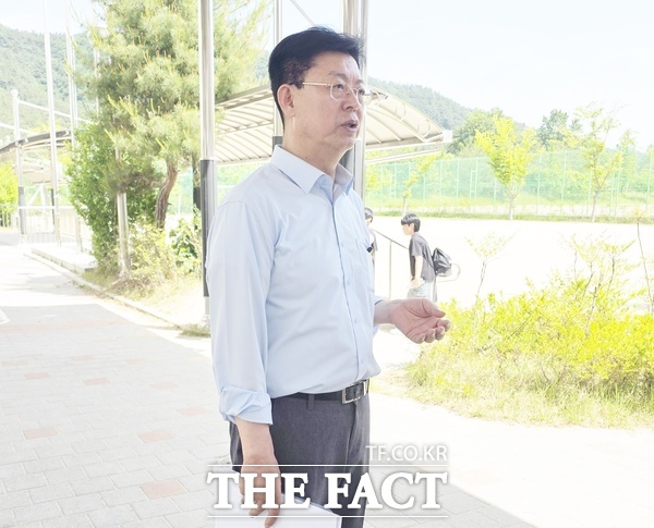 맹수석 대전시교육감 후보가 19일 대전 사립학교의 자율성과 책무성을 함께 높이기 위한 ‘공·사립 상생형 사학지원 5대 방안’을 발표했다. /맹수석 후보
