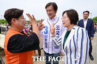  표심 호소하는 조국 [포토]