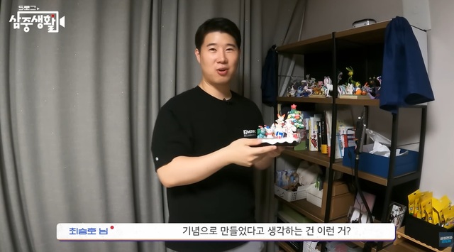 지난 2023년 삼성전자 반도체 뉴스룸 사내 콘텐츠에 출연한 최승호 삼성그룹 초기업노조 삼성전자 지부 위원장이 클레이 아트 취미 생활을 소개하고 있다. /유튜브 채널 삼성전자 반도체 뉴스룸 영상 캡쳐