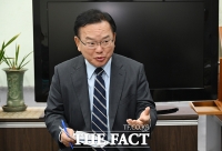 간담회 갖는 김부겸 후보 [포토]