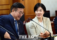  현수엽 복지부 1차관과 대화 나누는 윤호중 행안부 장관 [포토]