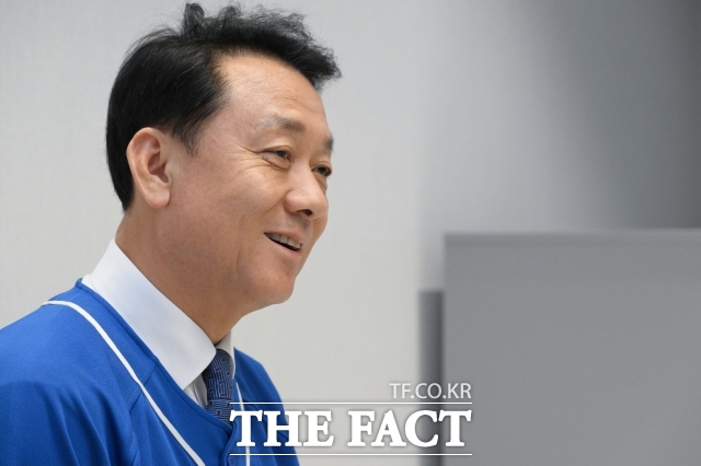 이이광재 더불어민주당 경기 하남갑 국회의원 후보는 네거티브 선거보다 현장 중심의 정정당당한 선거를 강조했다. /하남=김성렬 기자