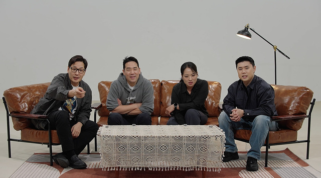 웹툰 작가 겸 방송인 김풍과 샘 킴 정지선 권성준 셰프(왼쪽부터)가 tvN 새 예능프로그램 '언더커버 셰프'로 호흡을 맞춘다. /tvN