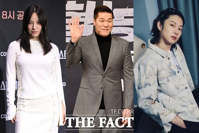 가수 이효리, 방송인 서장훈, 그룹 슈퍼주니어 김희철(왼쪽부터)이 JTBC 새 예능프로그램 연애전쟁에 출연한다. /더팩트 DB, SM엔터테인먼트