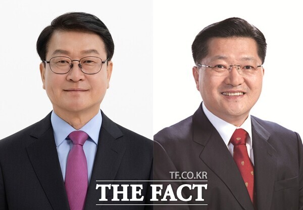 오석진 대전시교육감 후보(왼쪽)와 진동규 대전시교육감 후보. /중앙선거관리위원회
