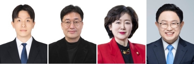 왼쪽부터 임민혁, 김명식, 정재봉, 최기찬 후보. 각각 프로축구 골키퍼, 스포츠기자 및 체육단체장, 양궁 레전드, 탁구후원회 멤버 등 인상적인 경력을 갖고 있다. / 선거관리위원회