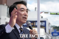  청양 찾은 박수현 충남지사 후보 '청양 인구 5만 달성할 수 있는 기반 마련할 것' [TF사진관]