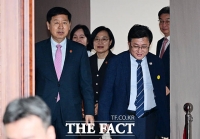  비상경제본부 회의 참석하는 구윤철 부총리 [포토]