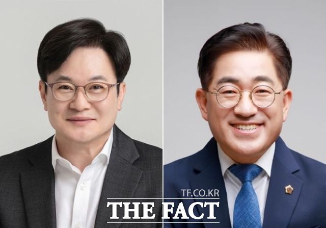 김병수 후보(왼쪽)와 이기형 후보. /경기도 선관위