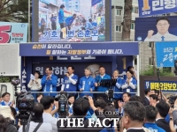  정청래 민주당 대표, 손훈모 순천시장 후보 지원 유세