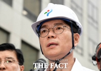  정원오, 서소문 고가 붕괴 현장 찾아…선거운동 잠정 중단