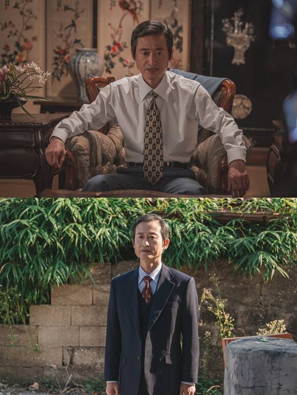 유승목은 허수아비에서 예비역 장군 출신 정치인 차무진 역으로 극을 이끌었다. /KT스튜디오지니
