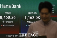  또 장중 최고치 코스피 [TF사진관]