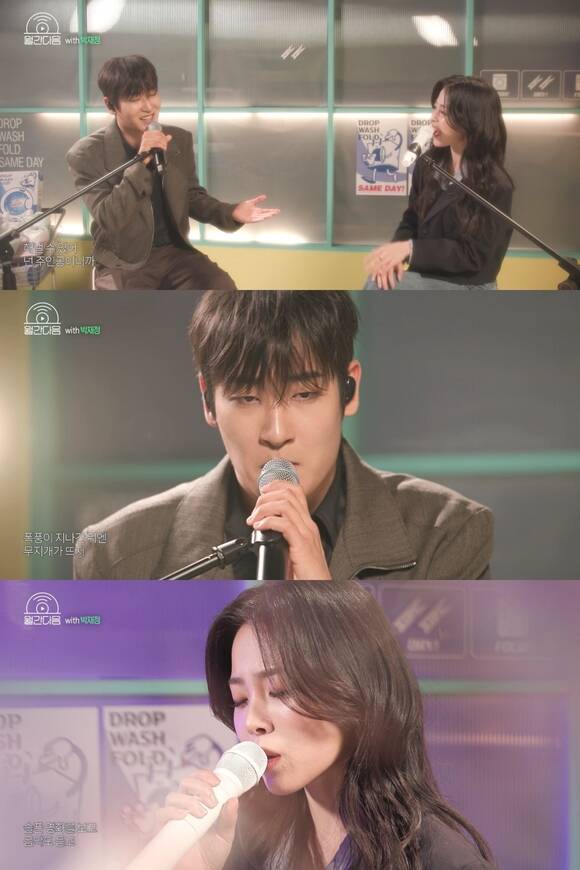 음악 웹 예능 프로그램 '월간다음' 2회에 박재정이 출연해 MC HYNN(박혜원)과 듀엣 호흡을 선보인다./다음