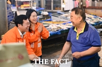 이주영, 하남갑 김성열 후보 지원 유세 [포토]