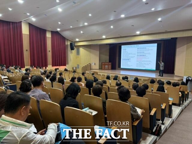 29일 대전교육과학연구원에서 2026년 상반기 관리감독자 정기 안전보건교육이 진행되고 있다. /대전시교육청