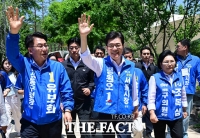  정원오 측 '흉기로 후보 위협 신고…경찰이 신변 확인'