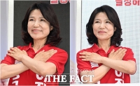  율동 따라 하는 이진숙 후보 [TF사진관]