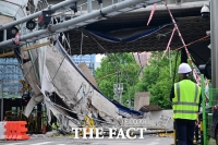  서소문 고가 잔여 구조물 철거 완료…경의선 운행 재개