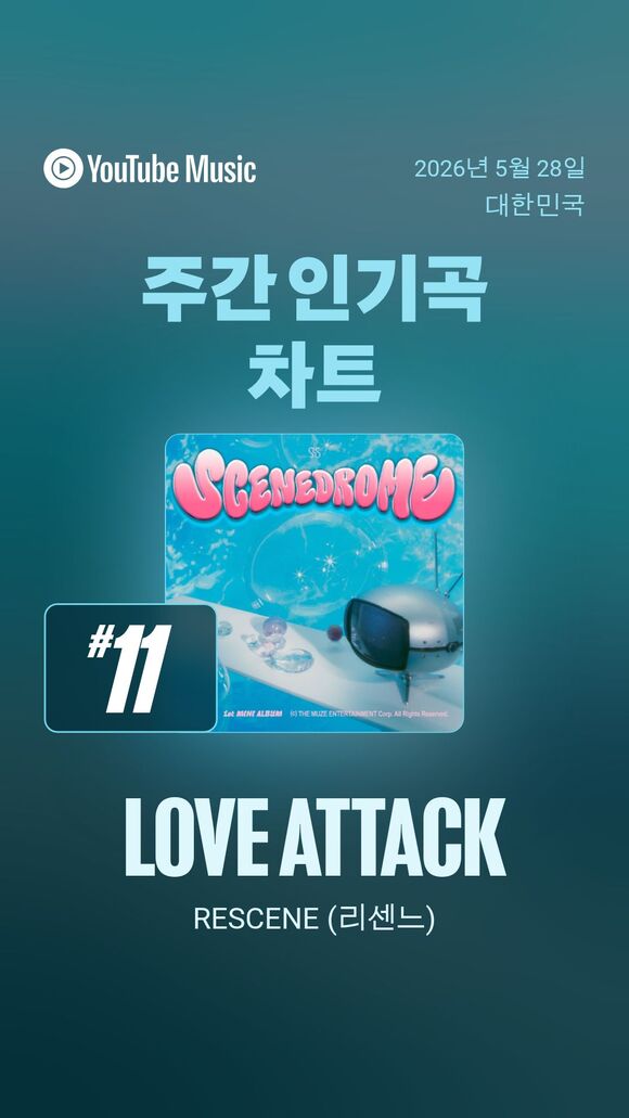 그룹 리센느는 최근 유튜브에서 선보인 콘텐츠가 큰 인기를 얻으며 과거 발표한 'LOVE ATTACK'도 역주행에 성공했다./유튜브뮤직