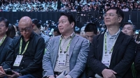  최태원 SK그룹 회장, GTC 타이베이 젠슨 황 기조연설 참관